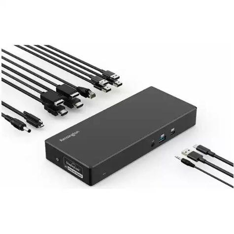 Picture of KENSINGTON SD4781P USB-C/USB-A DUAL 4K 3.0 100W DOCK BLACK