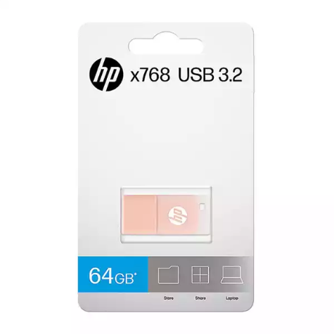 Picture of HP X768 USB 3.2 FLASH DRIVE 64GB PINK