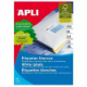 Picture of APLI 1281 GENERAL USE LABELS SQUARE CORNERS 1UP 210 X 297.0MM A4 WHITE 100 SHEETS