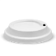 Picture of BIOPAK BIOCUP LID PLANT FIBRE 90MM LARGE WHITE PACK 50
