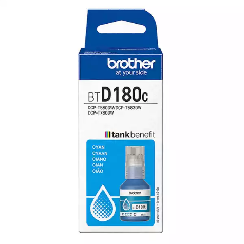Picture of BROTHER BTD180C INK CARTRIDGE CYAN