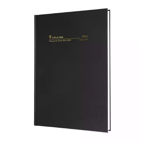 Picture of COLLINS 38M4.P99 FINANCIAL YEAR DIARY WEEK TO VIEW A5 BLACK