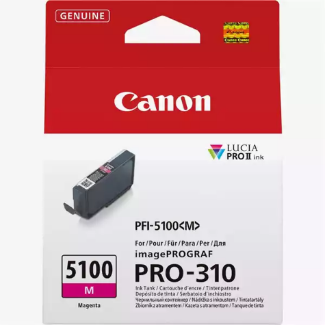 Picture of CANON PFI5100 INK CARTRIDGE MAGENTA