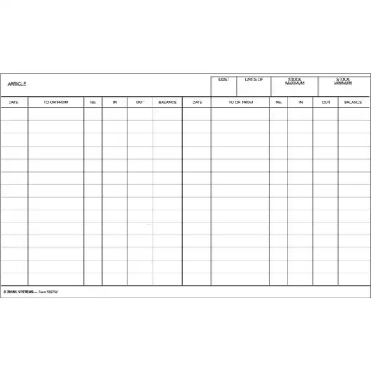 Picture for category Guide and Ruled System Cards