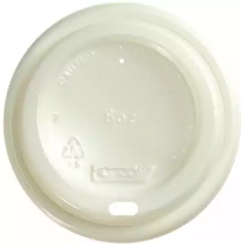 Picture of CAPRI COOLWAVE CUP LID 8OZ WHITE PACK 100