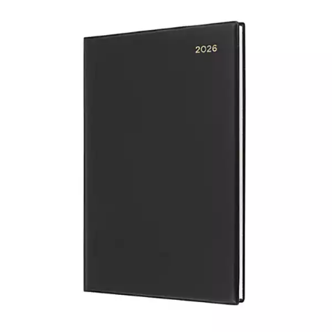 Picture of COLLINS BELMONT DESK 347.V99 DIARY WEEK TO VIEW A4 BLACK