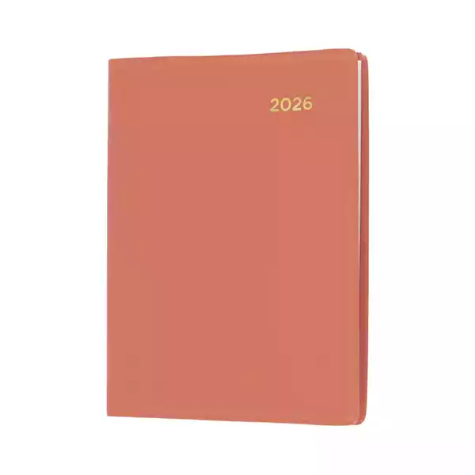 Picture of COLLINS BELMONT SLIMLINE 337P.V44 DIARY WEEK TO VIEW B6/7 ORANGE