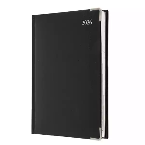 Picture of COLLINS MANAGEMENT 149.B99 DIARY DAY TO PAGE A4 BLACK LEATHER