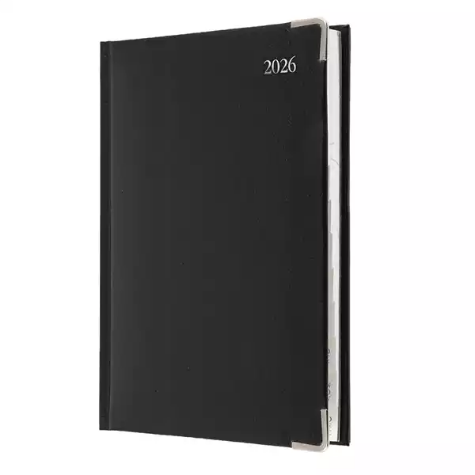 Picture of COLLINS MANAGEMENT 189.B99 DIARY DAY TO PAGE A5 BLACK