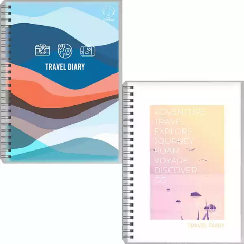 Picture of COLLINS TRAVEL DIARY PLANNER DAY TO PAGE A5 ASSORTED