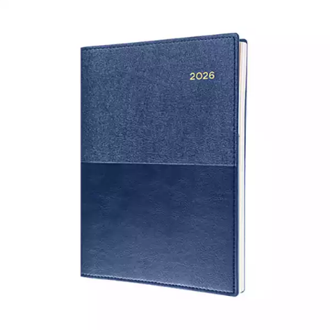 Picture of COLLINS VANESSA 145.V59 DIARY DAY TO PAGE A4 BLUE