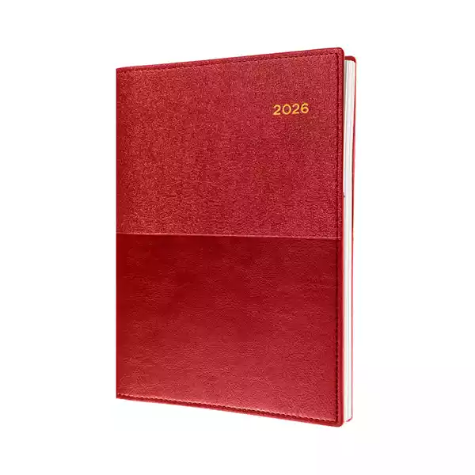 Picture of COLLINS VANESSA 185.V15 DIARY DAY TO PAGE A5 RED