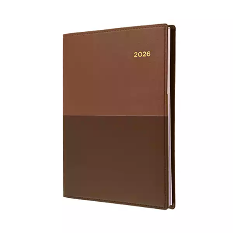 Picture of COLLINS VANESSA 185.V90 DIARY DAY TO PAGE A5 TAN