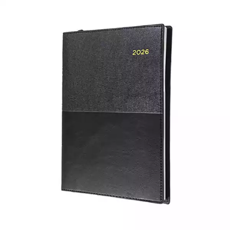 Picture of COLLINS VANESSA 285.V99 DIARY 2 DAYS TO PAGE A5 BLACK
