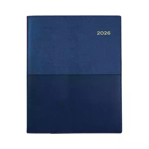 Picture of COLLINS VANESSA 325.V59 DIARY WEEK TO VIEW QUARTO BLUE