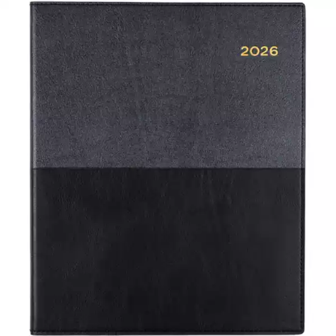 Picture of COLLINS VANESSA 325.V99 DIARY SHORT WEEK TO VIEW QUARTO BLACK