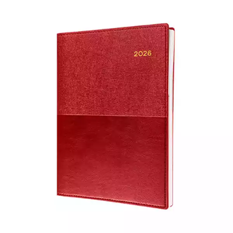 Picture of COLLINS VANESSA 345.V15 DIARY WEEK TO VIEW A4 RED