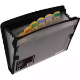 Picture of COLOURHIDE ZIPIT PP EXPANDING FILE 7 POCKET A4 BLACK