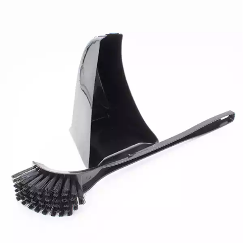 Picture of COMPASS PLASTIC TOILET BRUSH BLACK