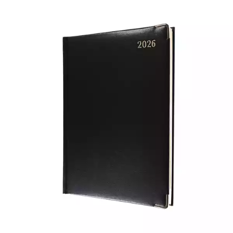 Picture of DEBDEN CLASSIC MANAGER 1200.U99 DIARY DAY TO PAGE 260 X 190 MM BLACK
