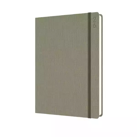 Picture of DEBDEN DESIGNER D18.P52 DIARY DAY TO PAGE A5 GREEN