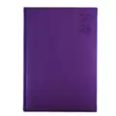 Picture of DEBDEN SILHOUETTE S4100.P55 DIARY DAY TO PAGE A4 PURPLE