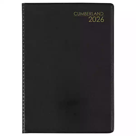 Picture of CUMBERLAND 77PBK POCKET DIARY WEEK TO VIEW A7 BLACK