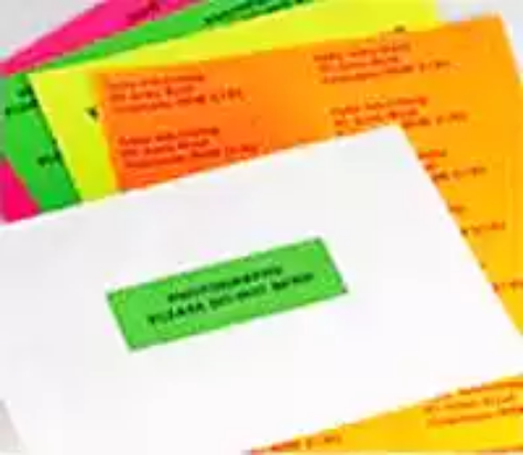 Picture of LABEL LINE LABELS (L7169) GLOSS WHITE 4/SHT 100PK