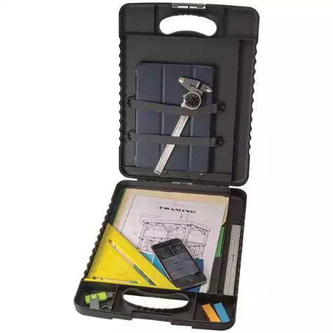 Picture of MARBIG PROFESSIONAL HEAVY DUTY STORAGE CLIPBOARD A4 CHARCOAL