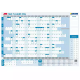 Picture of OFFICE NATIONAL ON10585 610 X 870MM SASCO YEAR PLANNER