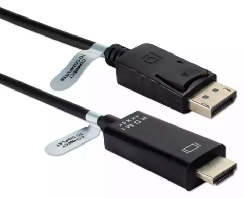 Picture of BLUPEAK 3M DISPLAYPORT MALE TO HDMI MALE CABLE  - DP TO HDMI ONLY