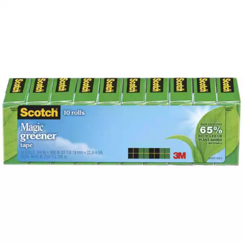 Picture of SCOTCH MAGIC GREENER TAPE 19MM X 22.8M PACK 10