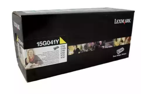 Picture of LEXMARK C752 / C762 / X762E HIGH YIELD YELLOW PREBATE TONER CARTRIDGE - 15,000 PAGES