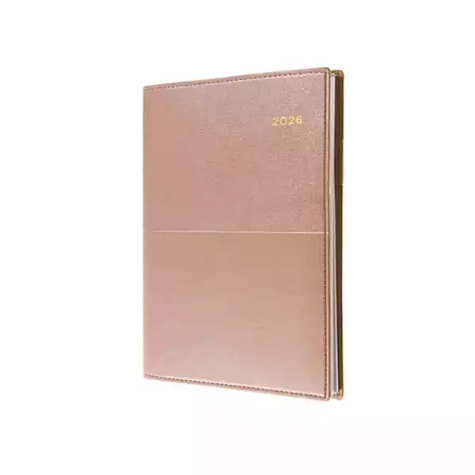 Picture of COLLINS VANESSA 345.V49 DIARY WEEK TO VIEW A4 ROSE GOLD