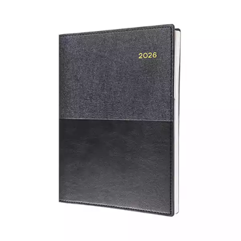 Picture of COLLINS VANESSA 345.V99 DIARY WEEK TO VIEW A4 BLACK
