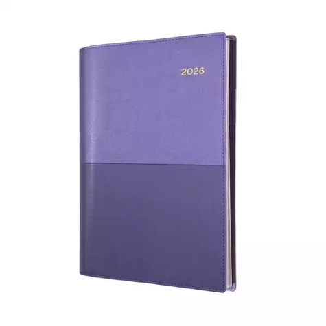 Picture of COLLINS VANESSA 365.V55 DIARY WEEK TO VIEW A6 PURPLE
