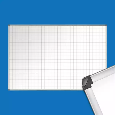 Picture of VISIONCHART PRINTED MAGNETIC WHITEBOARD STANDARD FRAME 900 X 900MM