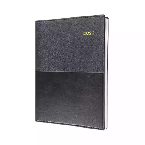 Picture of COLLINS VANESSA 385.V99 DIARY WEEK TO VIEW A5 BLACK