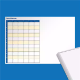 Picture of VISIONCHART PRINTED MAGNETIC WHITEBOARD LX6 SLIM FRAME 1200 X 1200MM
