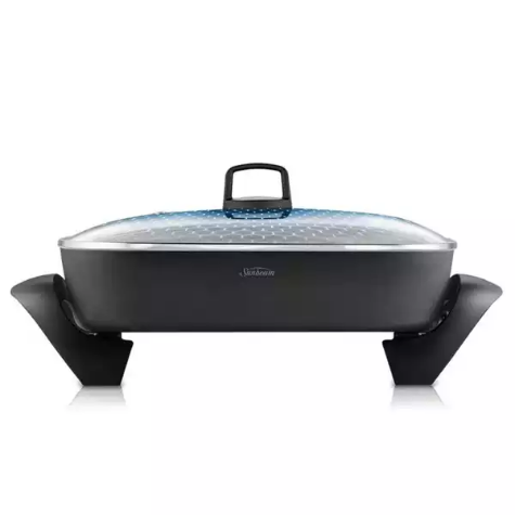 Picture of SUNBEAM DIAMONDFORCE BANQUET FRYPAN 210 X 310 X 490MM DARK BLUE