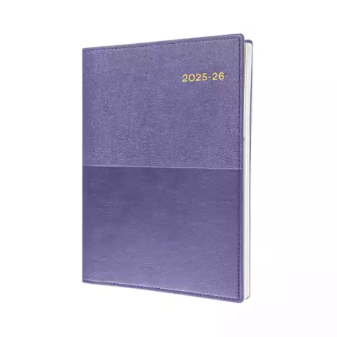Picture of COLLINS VANESSA FY185.V55 FINANCIAL YEAR DIARY DAY TO PAGE A5 PURPLE