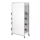 Picture of VISIONCHART WHITEBOARD HUDDLE MOBILE STORAGE WITH EXTRA 2 SHELVES AND 10 STORAGE BASKETS