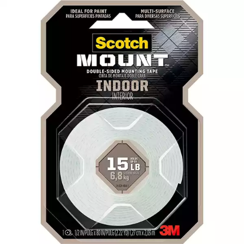 Picture of SCOTCH 110P DOUBLE-SIDED MOUNTING TAPE 13MM X 1.9M WHITE