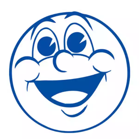 Picture of STAEDTLER 2-SHINY MERIT STAMP CHEEKY FACE BLUE