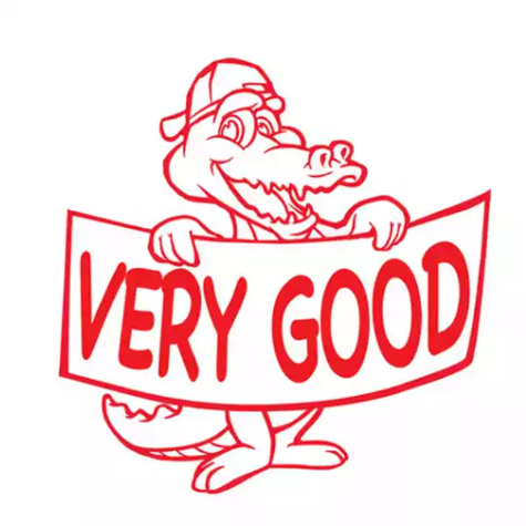 Picture of STAEDTLER 2-SHINY MERIT STAMP VERY GOOD CROCODILE RED